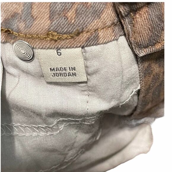 Style & Co Wild Puma Skinny Jeans Curvy Mid Rise Tummy Control Animal Print 6 - Picture 12 of 15